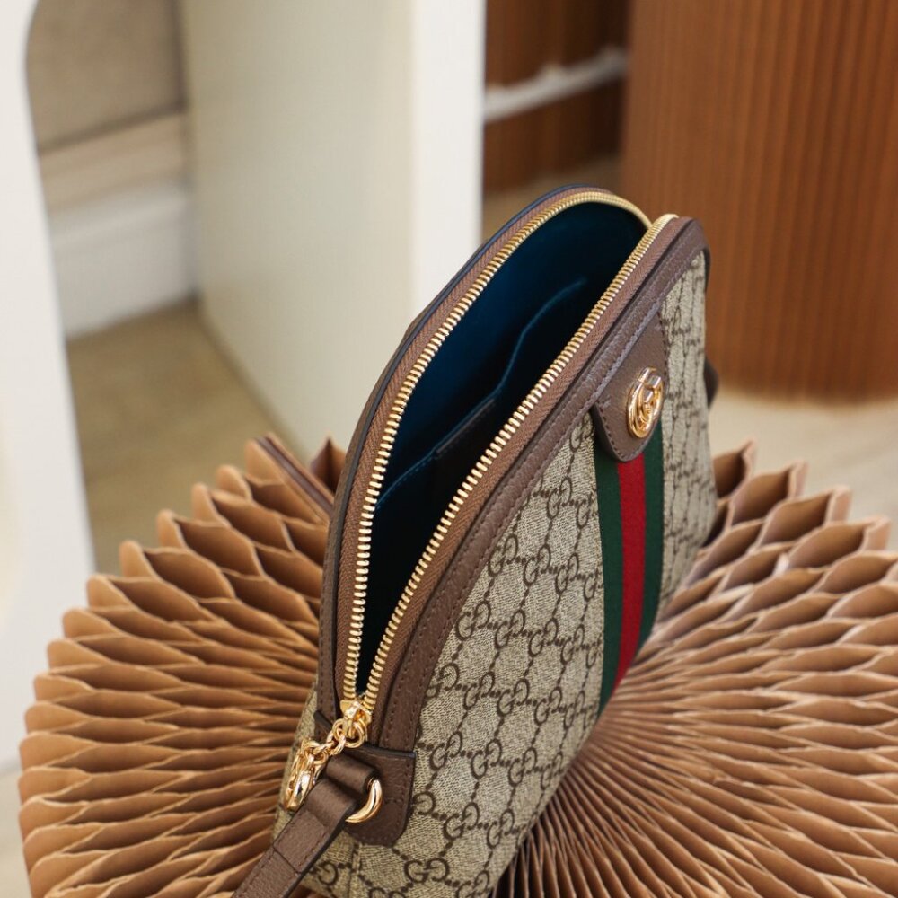 Gucci GG Supreme Ophidia Dome Small Shoulder - Picture 8 of 9